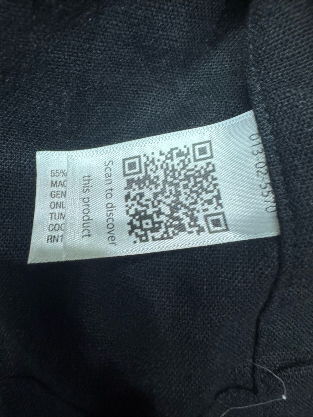 Linen Blend side Button Tank Top Black XS Casual Relaxed Fit Crew Neck NWT - Picture 13 of 14
